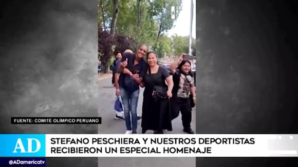 Stefano Peschiera y el Team Perú recibió un especial homenaje en París