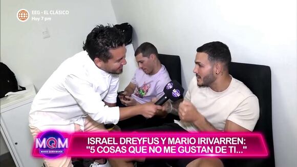Mario Irivarren es troleado por Israel Dreyfus