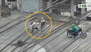 SMP: joven se enfrentó a golpes con delincuente en la entrada de su vivienda