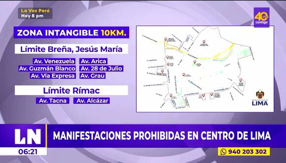 Centro Histórico de Lima: ¿Cuáles son los límites de la zona intangible?