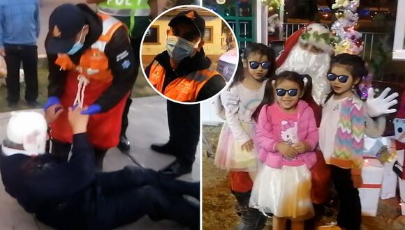 Pueblo Libre: Papá Noel ayuda a anciano