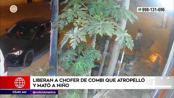 Liberan a chofer que arrolló a niño