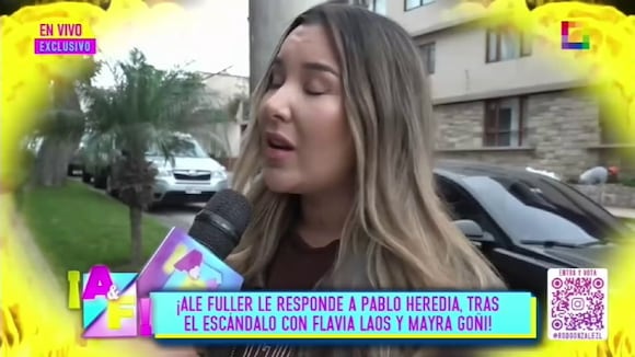 TROME - Ale Fuller RESPONDE por primera vez si terminó con Pablo Heredia por Alondra frente a cámaras: ¿Qué dijo?