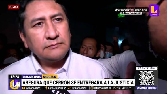 Abogado de Cerrón se pronuncia tras sentencia