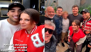 Familias de Said Palao y Alejandra Baigorria se reunieron por el ‘Día del padre’