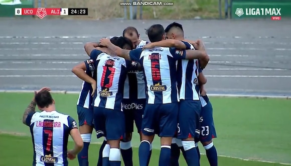 Gol de Gino Peruzzi para el 1-0 de Alianza Lima sobre Unión Comercio. (Video: Liga 1 MAX)