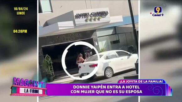 TROME - Donnie Yaipén es ampayado en ‘telo’ con joven de 22 años ¡en la camioneta de su esposa!