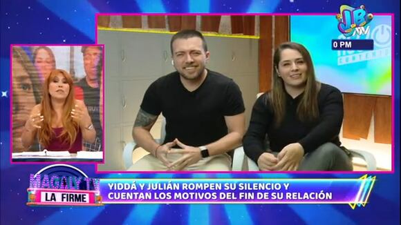 TROME - Yiddá Eslava y Julián Zucchi niegan que su separación sea ‘armani’: “No somos doble cara”