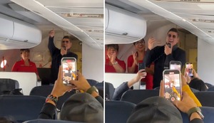 Eddy Herrera cantó sus éxitos a pasajeros en pleno vuelo: “Perú me ha dado tanto”