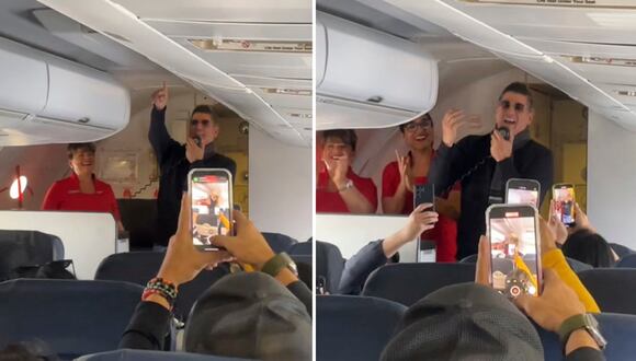 Eddy Herrera sorprendió a pasajeros durante vuelo: “Perú me ha dado tanto”