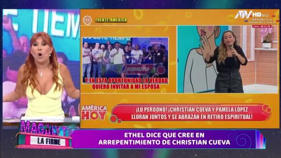 TROME - Magaly destruye a Ethel por creerle a Cueva: “La ingenua, tan creyente... eres de las más hipócritas”