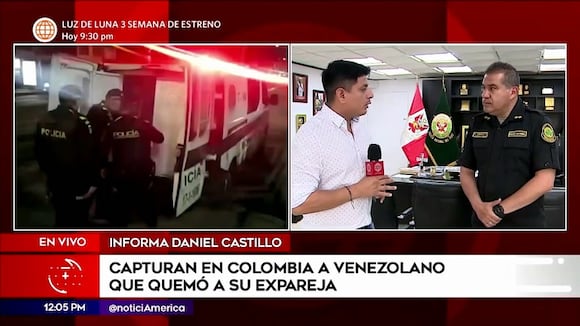 General Oscar Arriola brinda detalles de la captura de feminicida en Colombia