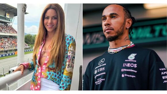 ¿Shakira estaría en una relación con Lewis Hamilton?
