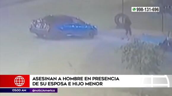 Villa María del Triunfo: Sujeto asesinó a hombre frente a su esposa e hijo