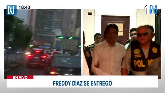 TROME |Trasladan a Freddy Díaz a la carceleta de la Fiscalía (Canal N)