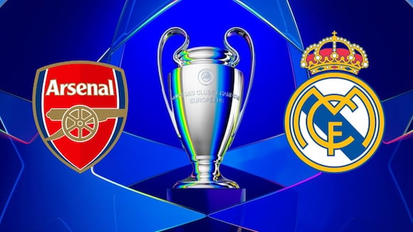 Arsenal vs Real Madrid por partido de vuelta de cuartos de final de la UEFA Champions League 2024-25