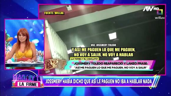TROME - Magaly pagará capricho a Jossmery para entrevistarla: “Te pago 15 mil soles, a ver quien le da más”