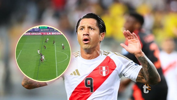 Gol anulado a Gianluca Lapadula ante Colombia (Video: América)