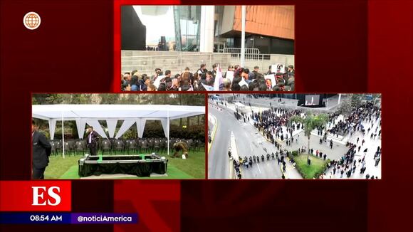 Situación en velorio de Alberto Fujimori