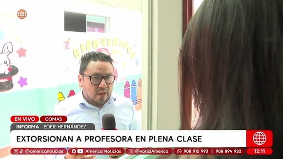 Extorsionan a profesora en plena clase