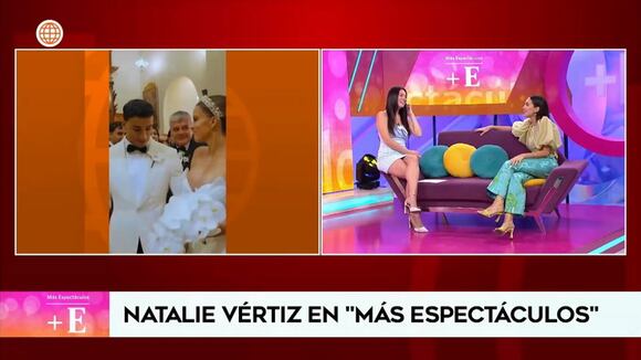Natalie Vértiz en 'Más espectáculos'
