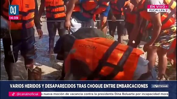 Ucayali: Dos embarcaciones chocan en río Tamaya.