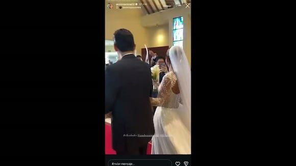 TROME - ¡Andrea Arana se casó por religioso! Conductora de Willax TV dio el ‘Sí, acepto’ con bello vestido de novia