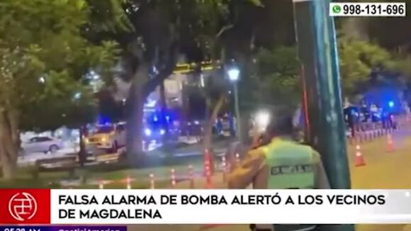 Magdalena: Falsa alarma de bomba alertó a vecinos