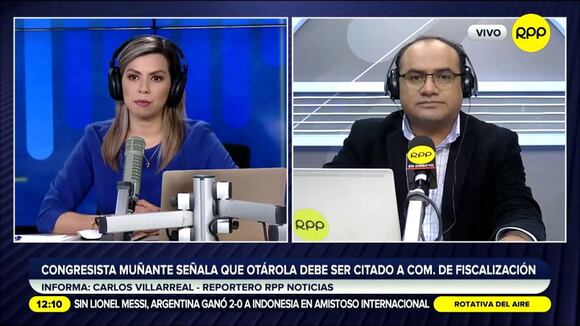 Declaraciones de Alejandro Muñante sobre Alberto Otárola