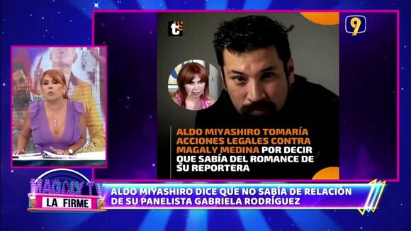 TROME | Magaly Medina se defiende de Aldo Miyashiro