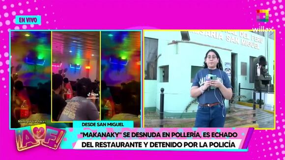 TROME | Rodrigo González indignado luego que Makanaky se desnudó en pollería: “El mundo de cabeza”