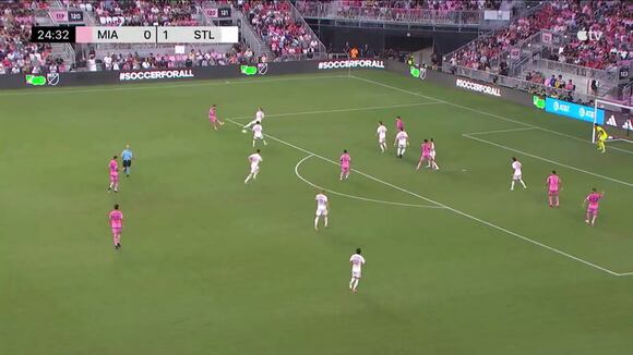 TROME | Gol de Lionel Messi en el Inter Miami. (Video: Apple TV)