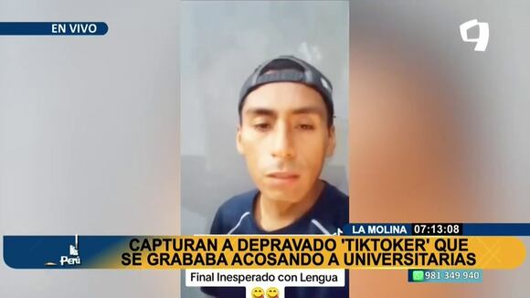 TROME | Tiktoker quedó detenido por acoso