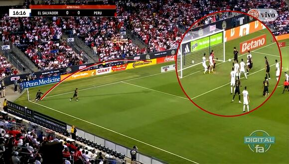 Así fue el gol de Edison Flores en el Perú vs. El Salvador | ANÁLISIS