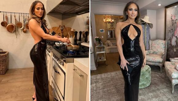 Jennifer Lopez deslumbra con sensual vestido