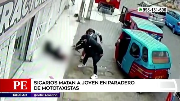 Asesinan a joven en paradero de mototaxis en San Juan de Lurigancho