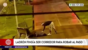 Delincuente fingía ser corredor para asaltar en San Isidro