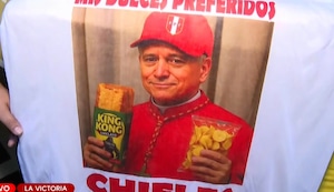 Gamarra: Venden polos con la imagen del papa a solo un día de su elección
