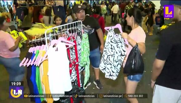 Rematan prendas amarillas en Gamarra