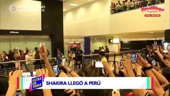 Shakira en Lima: “Esto feliz de volver”