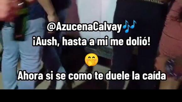 TROME | Azucena Calvay sufrió aparatosa caída tras huir de fans en Piura