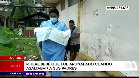 Iquitos: Bebé muere tras se apuñalado en asalto a sus padres