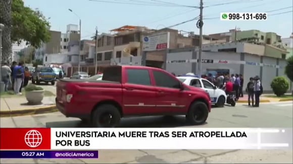 San Miguel: Universitaria murió al ser atropellada por bus de transporte público