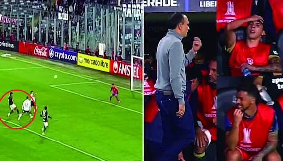 La reacción en el banquillo de Alianza Lima ante el gol errado por Jeriel de Santis