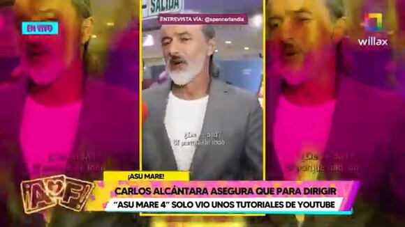 TROME - ‘Cachín’ reconoce que aprendió a dirigir ‘Asu mare 4’ con tutoriales