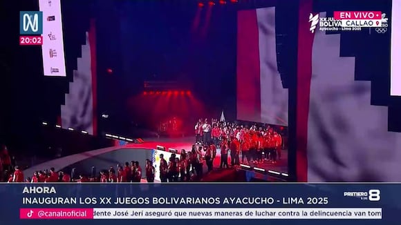 TROME - Así arrancó la inauguración de lo Juegos Bolivarianos 2025