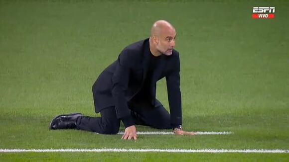 Pep Guardiola sufrió todo el partido en final de Champions League (Video: ESPN)