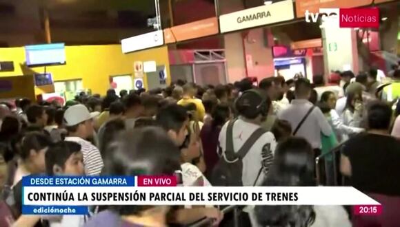 Continúa la suspensión parcial del servicio de trenes