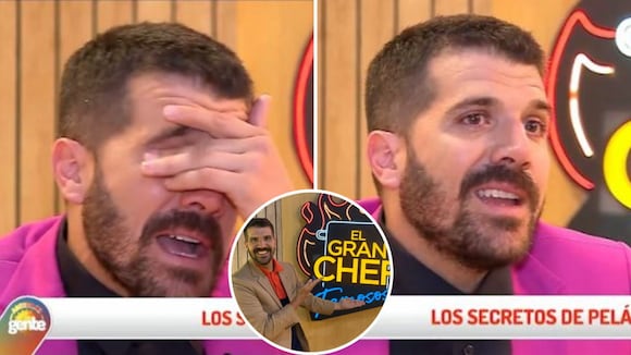 José Peláez llora al hablar de "El Gran Chef"