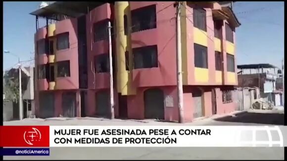 Caso de feminicidio en Arequipa